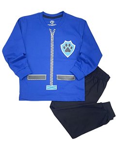 Pijama Patrulha Canina Chase - Brilha No Escuro