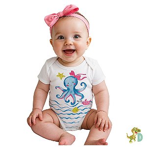 BODY COTTON ESTAMPADO Bebê menina