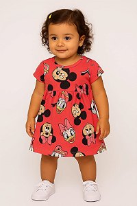 Vestido Minnie Rosa