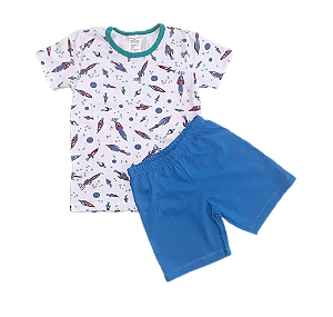 Pijama Infantil Foguetes