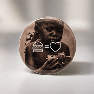 Botton "criança comendo"