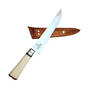 Faca Campeira Inox Cabo de Osso 9"