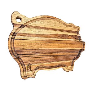 Tábua de Churrasco Formato Porco 36x24cm