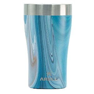 Copo Térmico Arell Inox 500ml - Cor Blue Fantasy