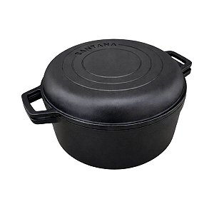 Caçarola Com Tampa De Ferro Fundido Duo