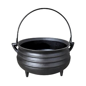 Caldeirão Panela Tripé 1 Litro De Ferro Fundido