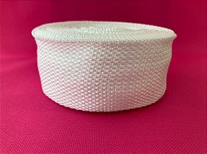 10m Fita CBR 50mm Branca Cadarço Alça Costura Bolsa Mochila