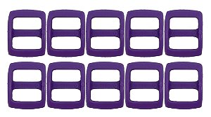 20un Regulador 15mm Lilás Plástico Bolsas Mochilas Costura