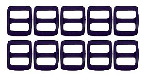 20un Regulador 15mm Roxo Plástico Bolsas Mochilas Costura