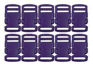 20un Fecho 20mm Lilás Plástico Bolsas Mochilas Costura