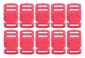 20un Fecho 20mm Rosa Bebê Plástico Bolsas Mochilas Costura