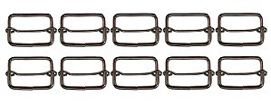 400un Regulador 15mm Niquelado Ferro Costura Bolsas Mochilas