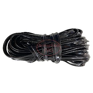 20m Vivo Preto Costura Acabamento PVC Bolsas Mochilas Malas
