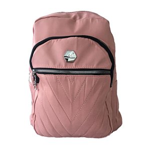 Mochila Feminina Pequena Rosa Bag Escola Passeio Trabalho