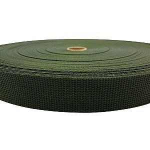50m Fita Ca 30mm 3cm Verde Musgo Bolsas Mochilas Malas Costura