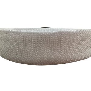 50m Fita Cbr 40mm Branca Cadarço Alça Costura Bolsas Mochila