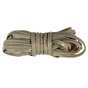 20m Vivo Marfim Costura Acabamento PVC Bolsas Mochilas Malas