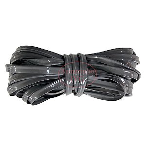20m Vivo Cinza Chumbo Costura Acabamento PVC Bolsas Mochilas Malas