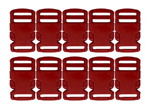 20un Fecho 20mm Vermelho Plástico Costura Mochilas Bolsas