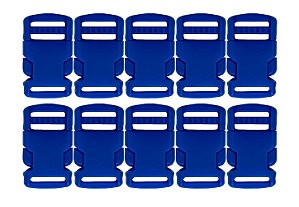 20un Fecho 20mm Azul Royal Plástico Costura Mochilas Bolsas