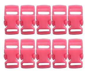 20un Fecho 15mm Rosa Bebê Plástico Bolsas Costura Alça Fita