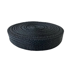 10m Fita CBR 15mm Preta Alça Cadarço Costura Bolsa Mochila