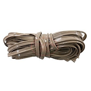 20m Vivo Bege Costura Acabamento PVC Bolsas Mochilas Malas
