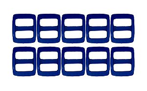20un Regulador 20mm Azul Royal Plástico Bolsa Mochila Alça