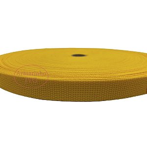 250m Fita CA 20mm 2cm Amarelo Ouro Cadarço Alça Bolsas Mochilas