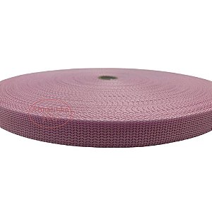 250m Fita CA 25mm 2,5cm Rosa Bebê Alça Cadarço Bolsa Mochila