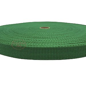 250m Fita CA 25mm 2,5cm Verde Bandeira Cadarço Bolsa Mochila