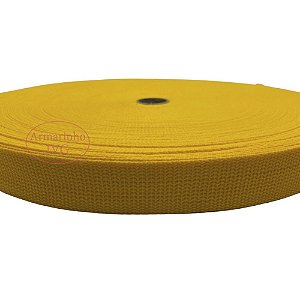 250m Fita CA 30mm 3cm Amarelo Ouro Alça Cadarço Bolsas Mochilas