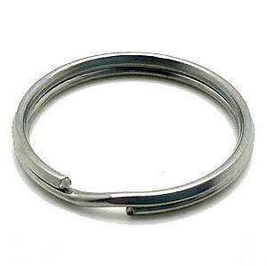 1000un Argola Para Chaveiro 21mm Niquelada Metal Enfeite