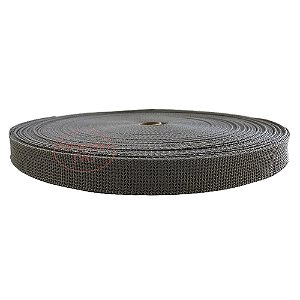 50m Fita CA 30mm Cinza Cadarço Alça Bolsas Mochilas Costura