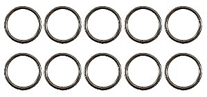 1000un Argola 20mm Niquelada Ferro Alça Bolsa Cadarço Fita
