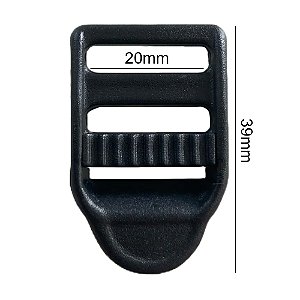 1000un Castelinho 20mm Preto Plástico Costura Bolsas Mochilas