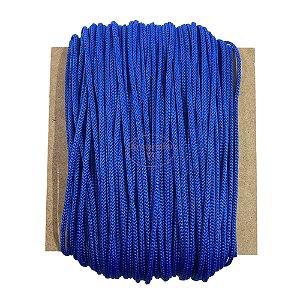 100m Cordão 4/1 Azul Royal Fio Náutico 4mm Rabo Rato Sacos