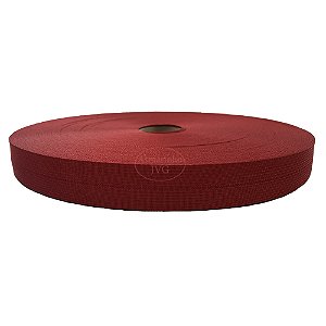 200m Viés Boneon 25mm Vermelho Acabamento Bolsas Mochilas