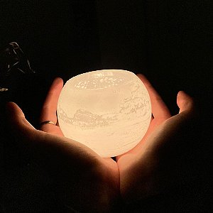 Luminária Bola 10 cm Branca