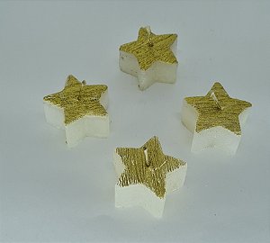 Kit Mini Estrelas Douradas 4 unidades