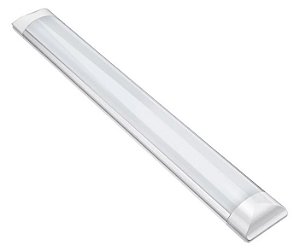 Luminária Led Sobrepor Slim 36W 120cm Bivolt - Branca 6500K