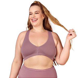 Sutiã Top Nadador Plus Size Microfibra