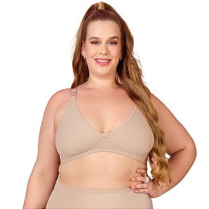 Sutiã Reforçado Conforto em Microfibra Plus Size