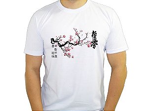 Camiseta Kyokushin Sakura – Força, Tradição e Estilo