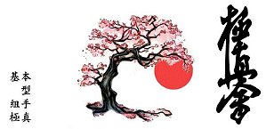 Caneca em porcelana arte com sakura, kanji e sol nascente