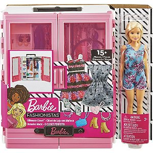 Barbie Boneca Novo Armário de Luxo com Boneca : : Brinquedos e  Jogos