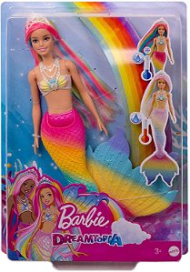 BARBIE FANTASY SEREIA LUZES BRILHANTES - HDJ36 - MATTEL - Ri Happy