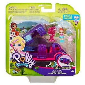 Carrinho Mattel Polly Pocket Limousine Fashion GDM19