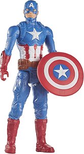 BONECO MARVEL VINGADORES CAPITAO AMERICA 30CM HASBRO E7877