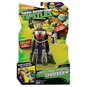 BONECO COM SOM HAND TO HAND TARTARUGAS NINJA SHREDDER BR412 MULTIKIDS